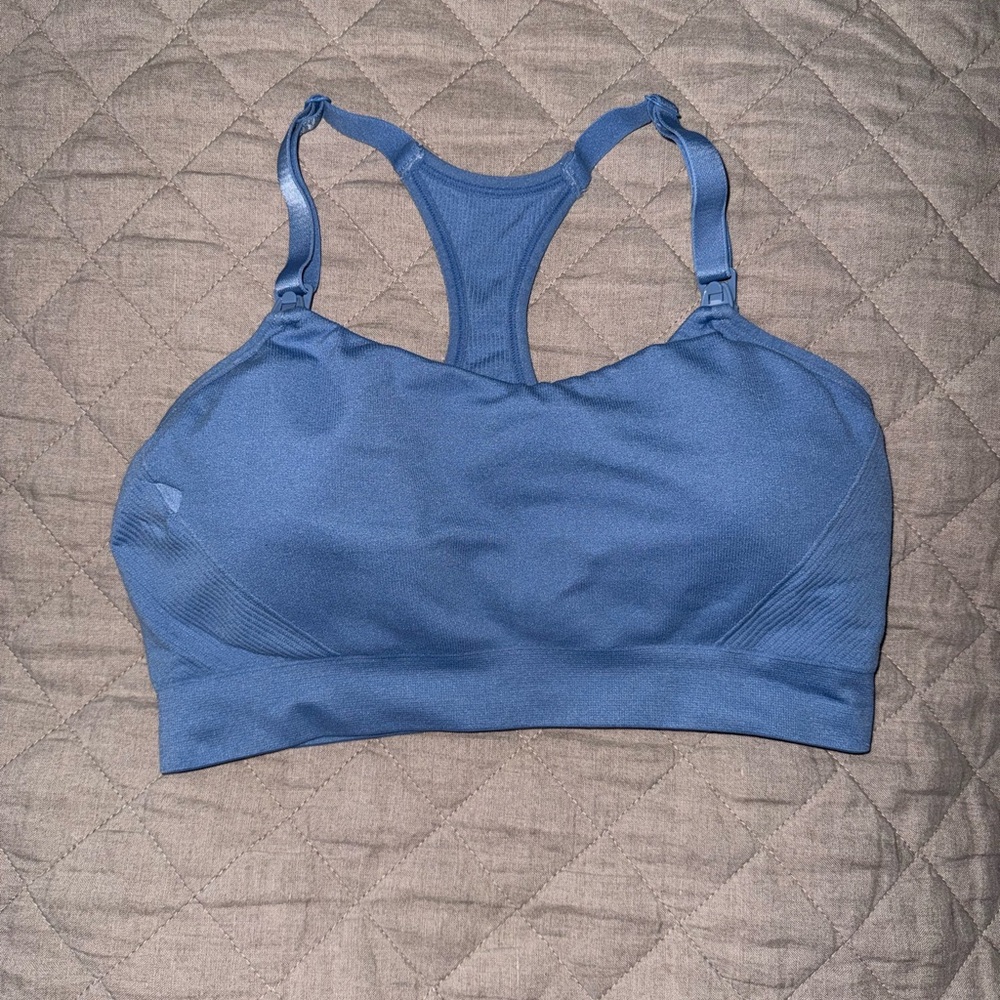 Auden Blue Nursing Sports Bra